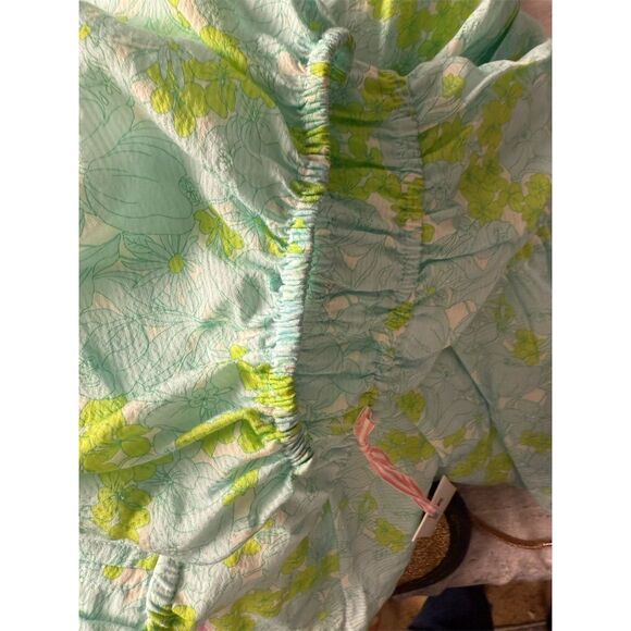 Vineyard Vines Women's XL Puff Sleeve Dress Sydney Floral Easter Summer - Picture 4 of 8